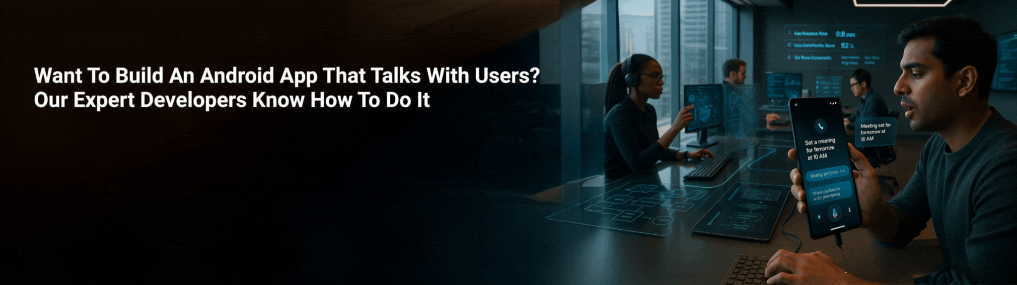 contact our android app developers