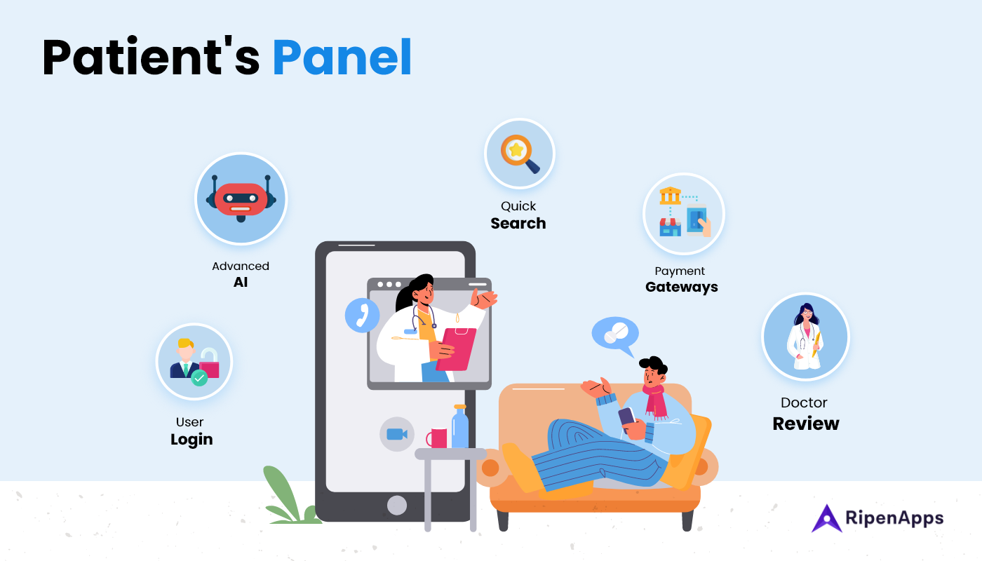Key Features of Telemedicine App for Patients